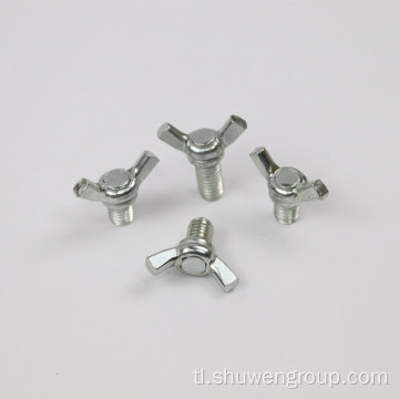 Zinc plated butterfly wing screw